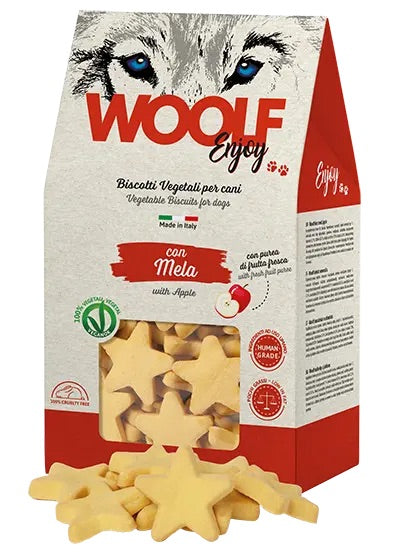 Woolf - kjeks med eple 400g