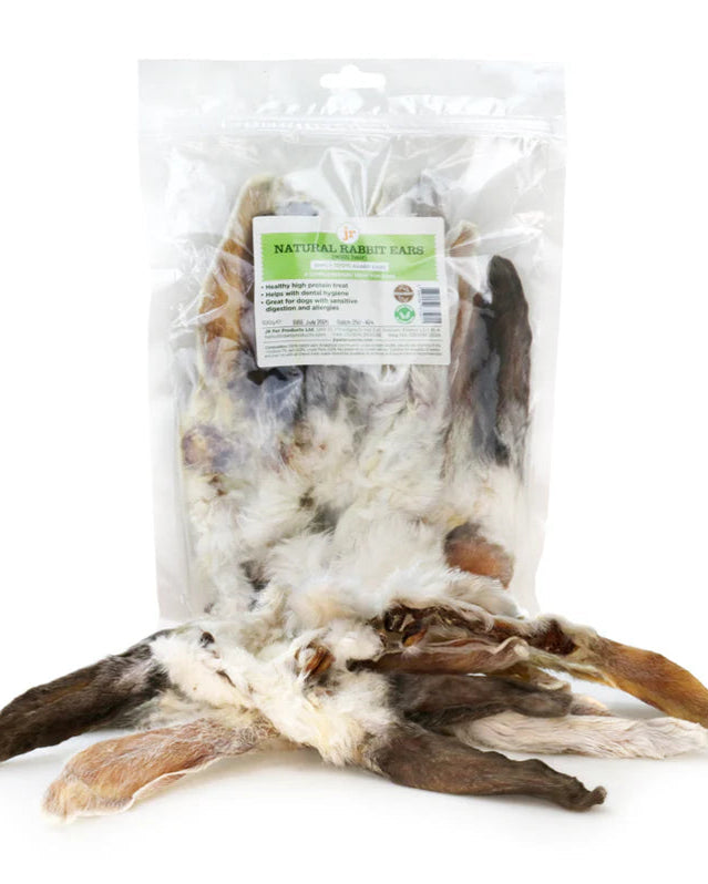 JR - kaninører med pels 100g