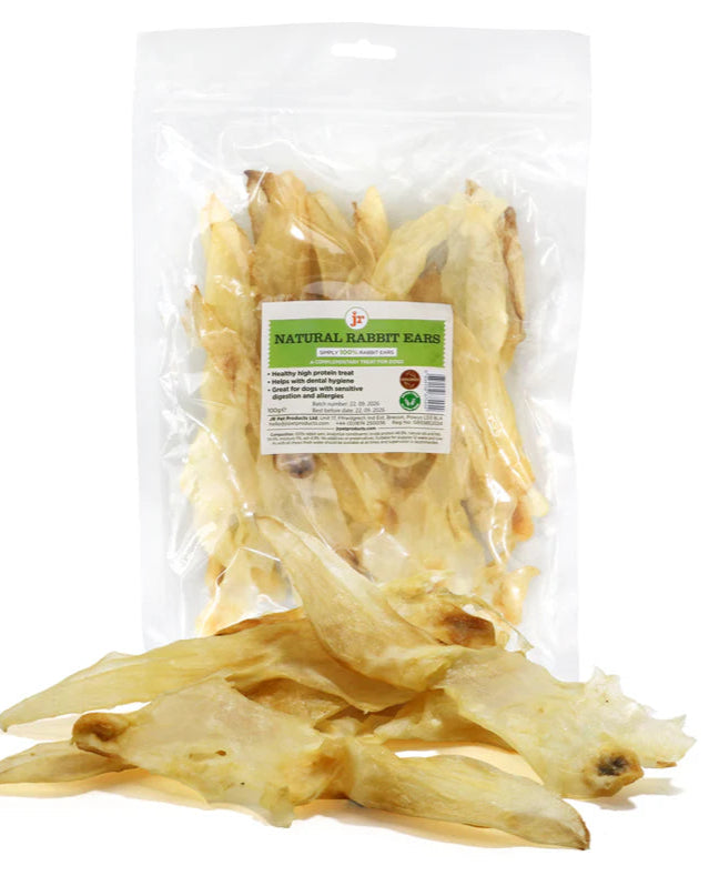 JR - kaninører uten pels 100g