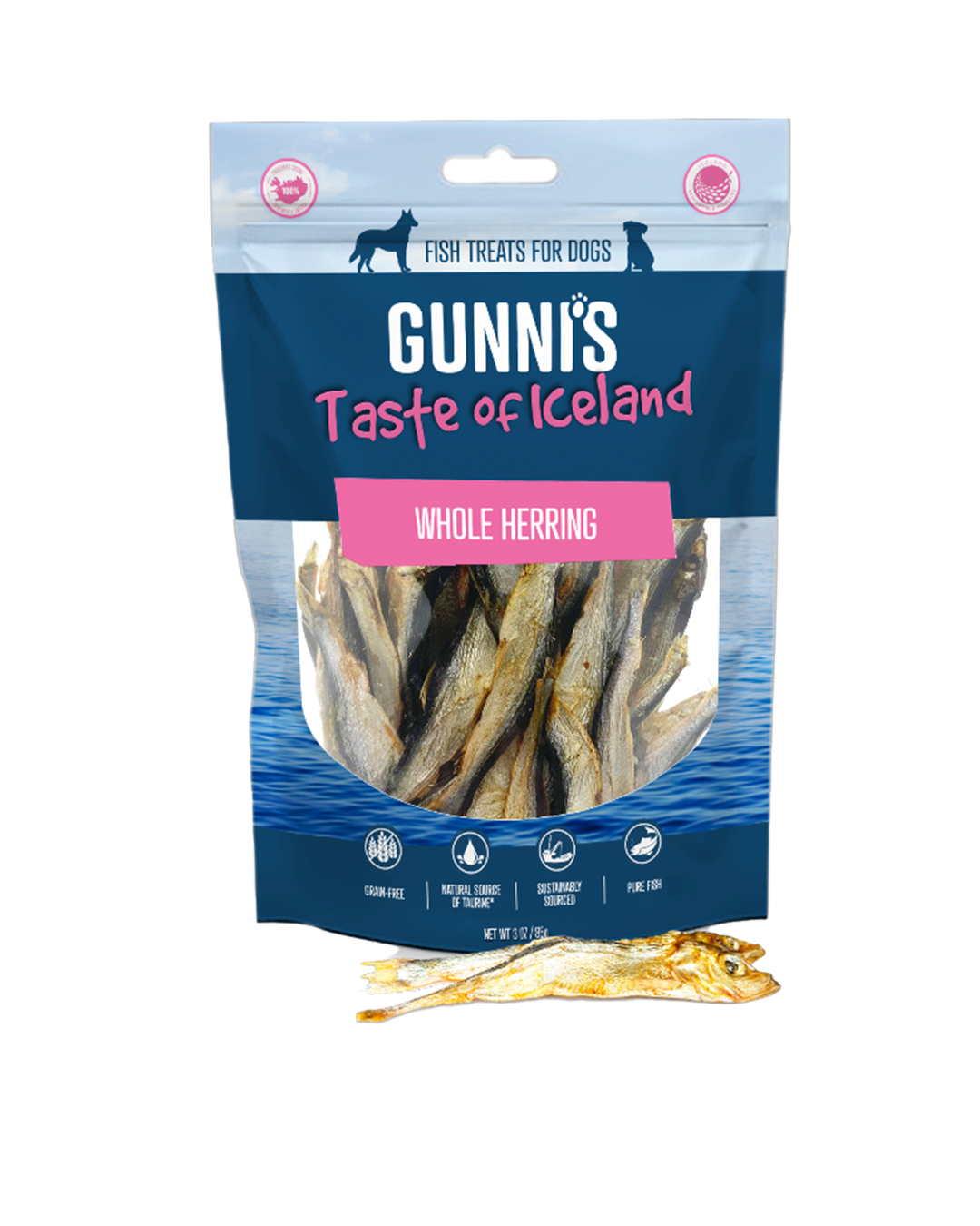 Gunni´s hel tørket sild 85g