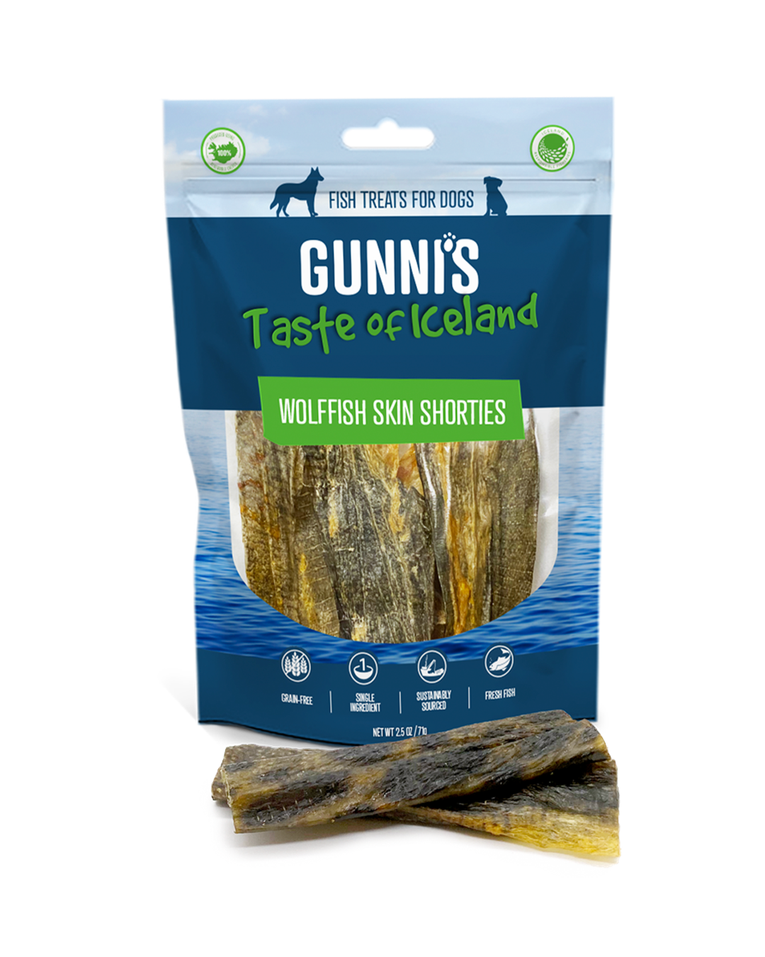 GUNNI´S - steinbit skin shorties (10+ stk)