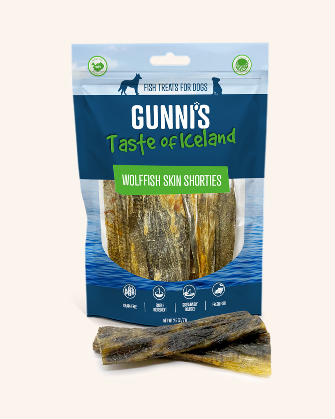 GUNNI´S - steinbit skin shorties (10+ stk)