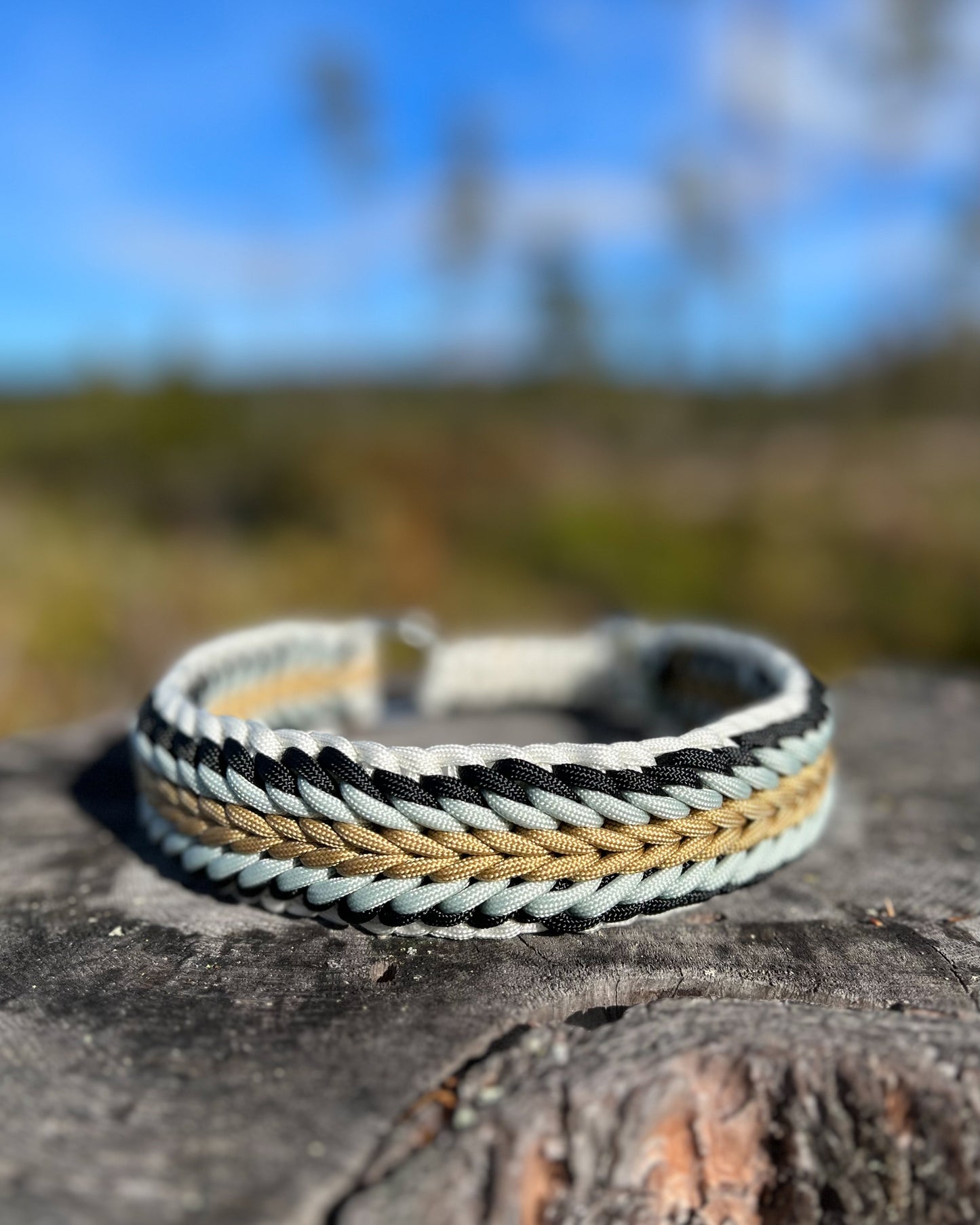 Halsbånd av paracord