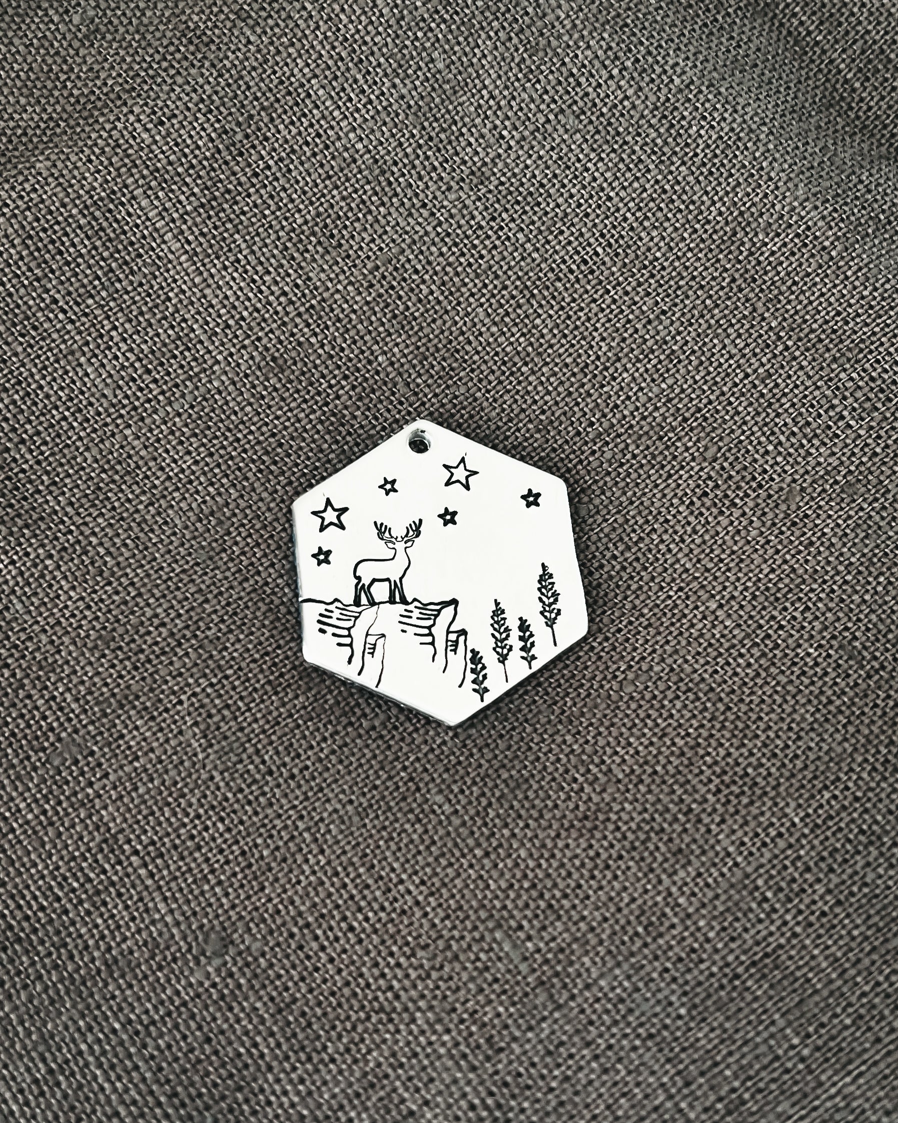 Id-brikke hexagon - utsikten