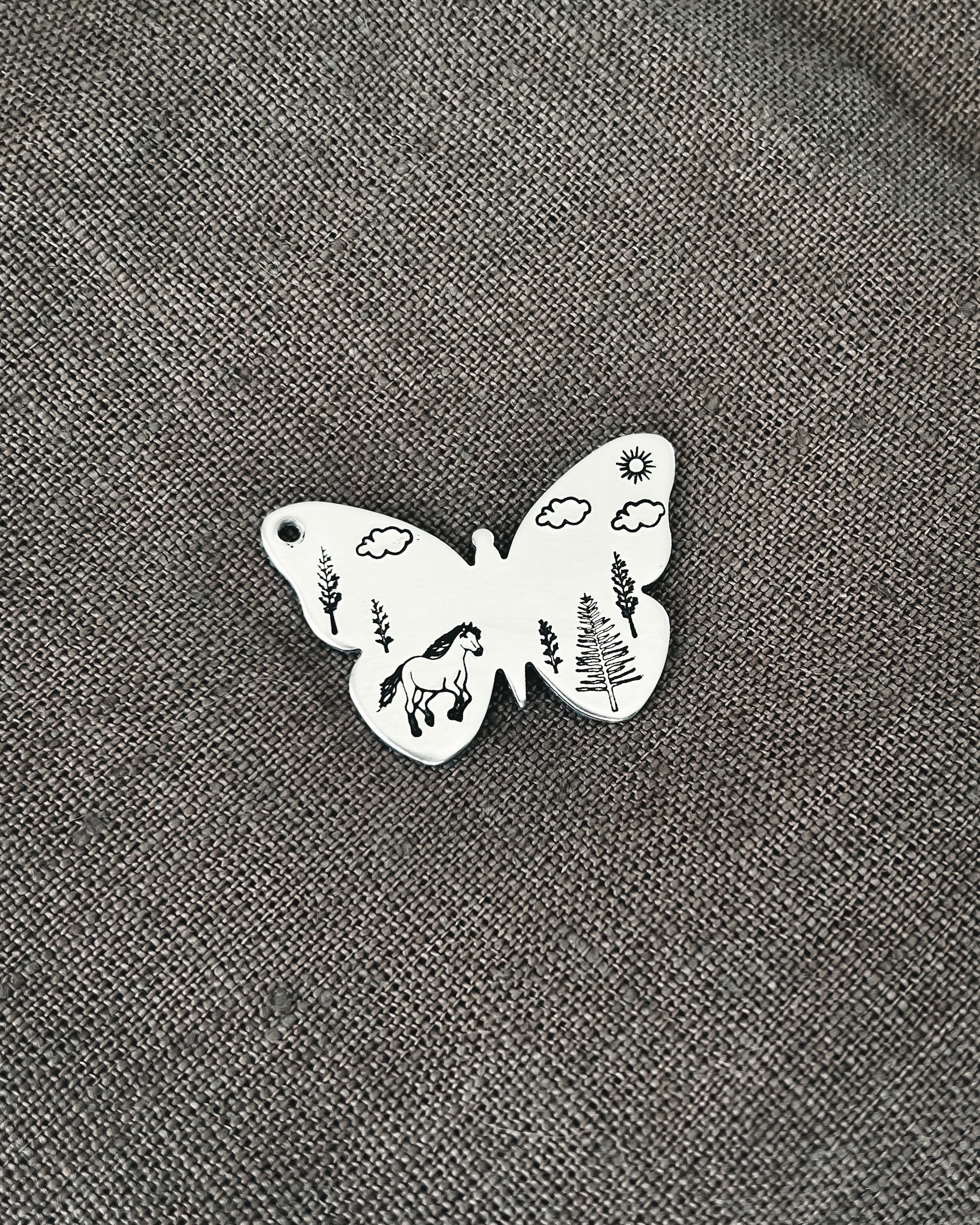 Id-brikke sommerfugl - skogsgalopp