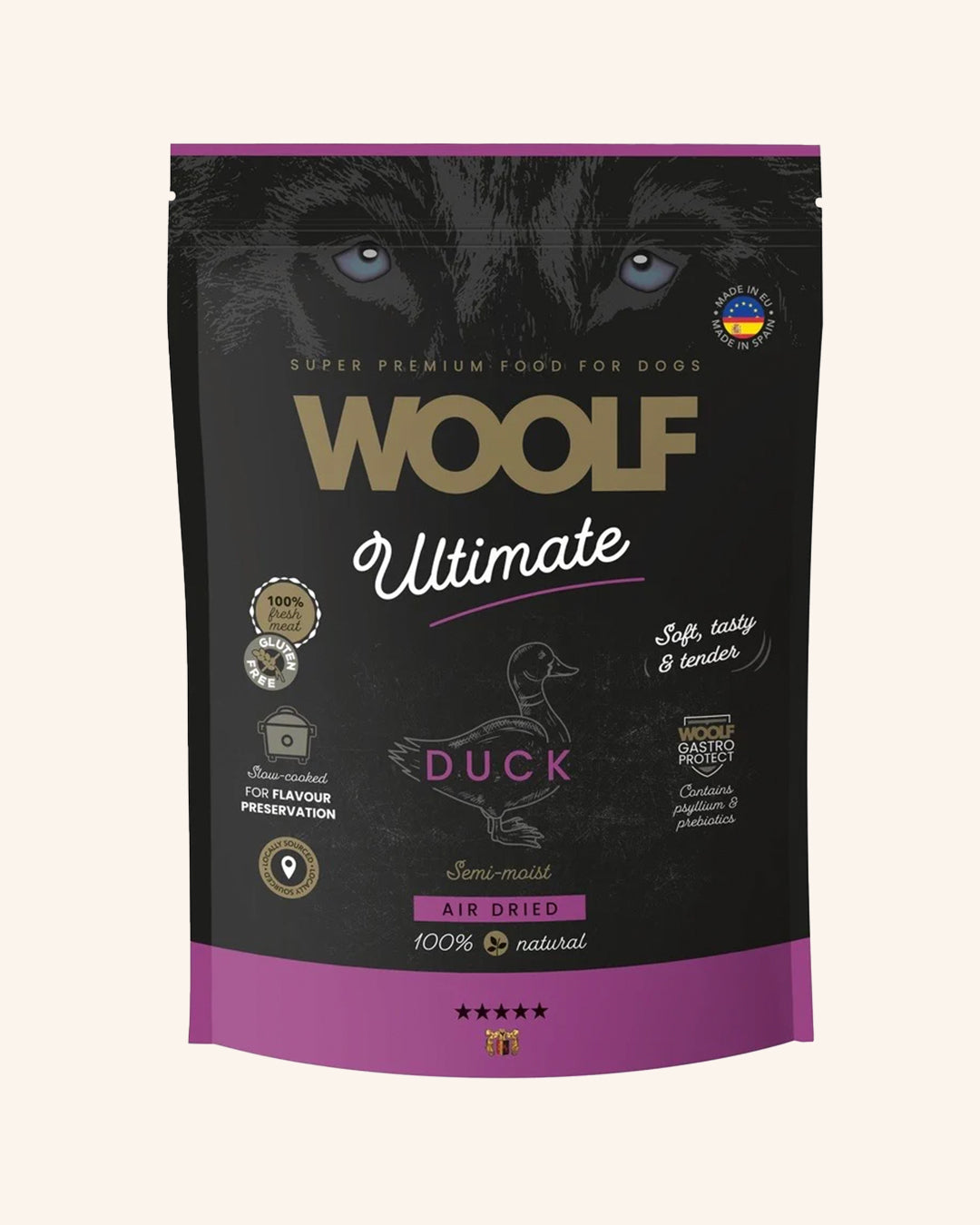 Woolf - ultimate dog food duck 1 kg