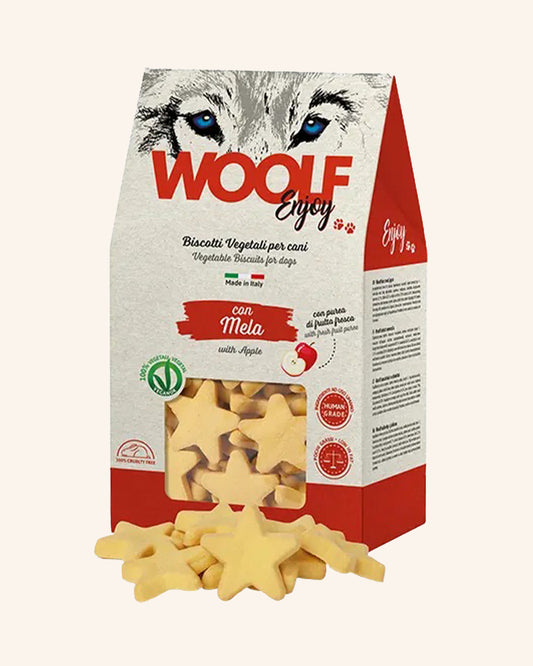 Woolf - kjeks med eple 400g